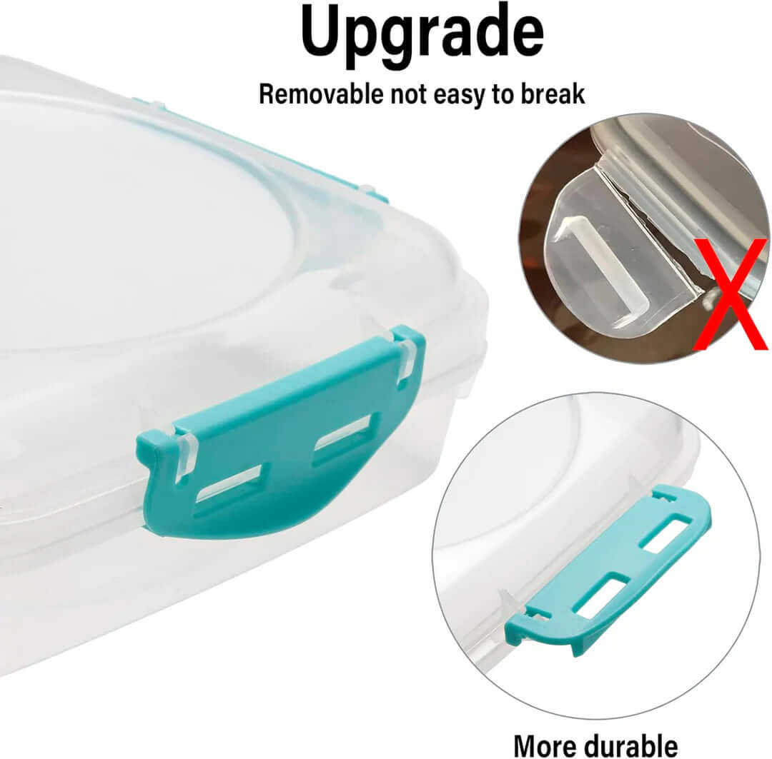 4er Set Auslaufsichere Lunchboxen: Frisch & Sicher