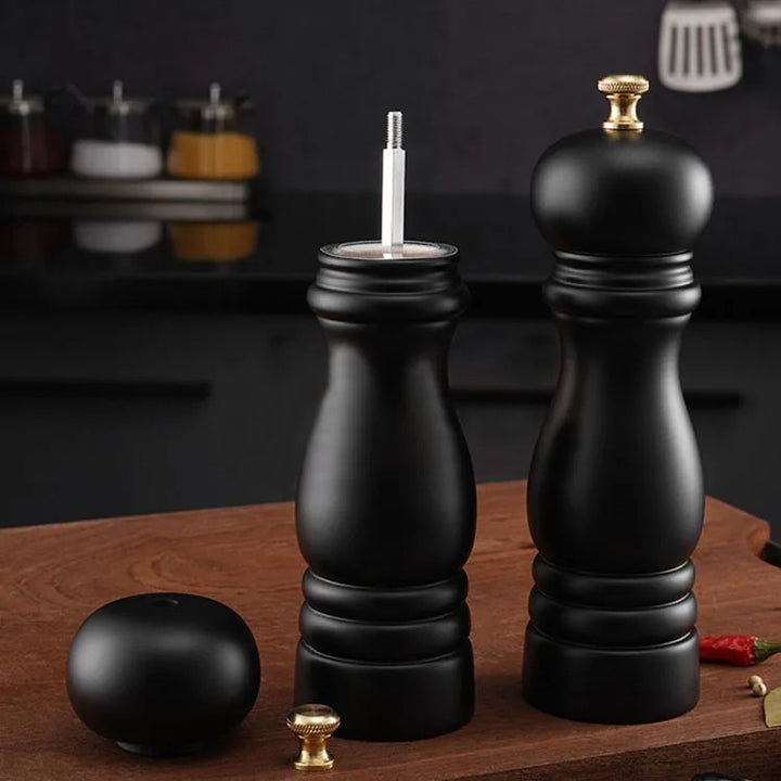 Elegantes Salz- und Pfeffermühlen-Set Holz