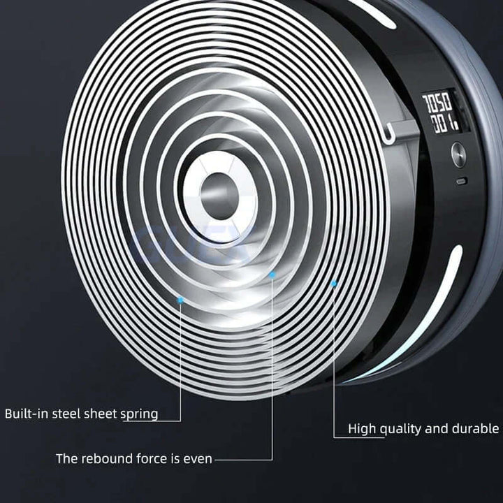 Bauchmuskeltrainer mit Rückfederung & Zähler