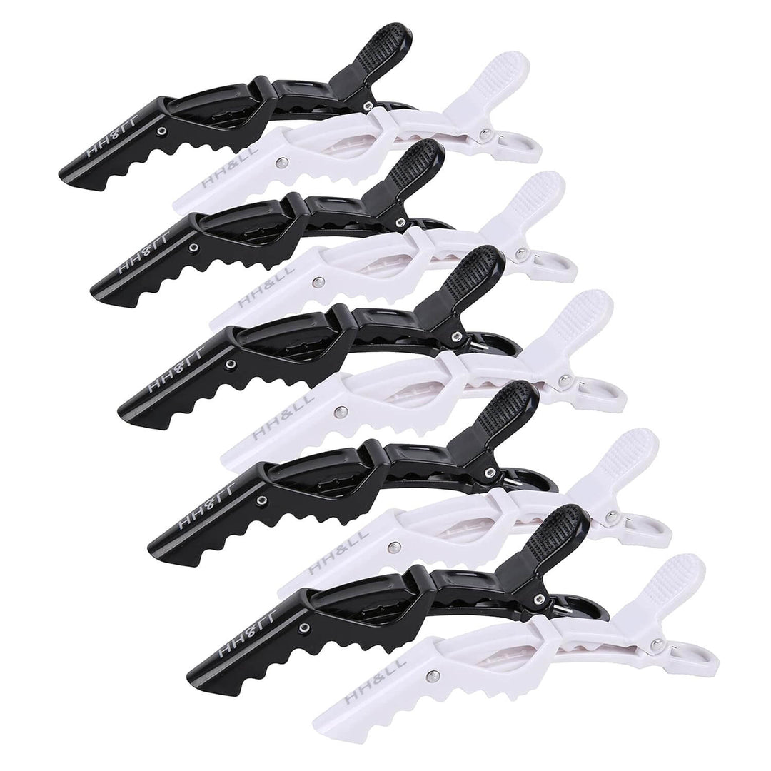 Haarstyling-Clips Set 10 Stück - Profi Friseur Haar Klammern