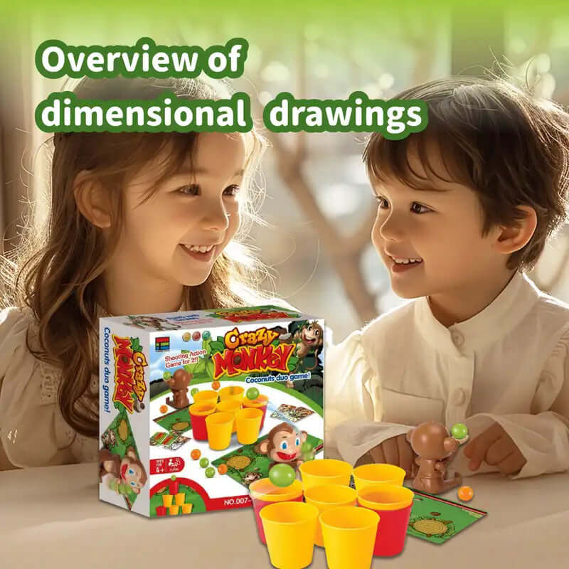 Jeu de tir à deux joueurs - Jeu de société d'action Monkey