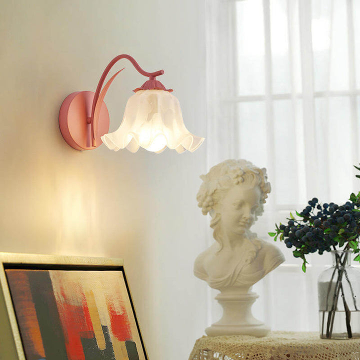 Blumen Wandlampe Retro Design