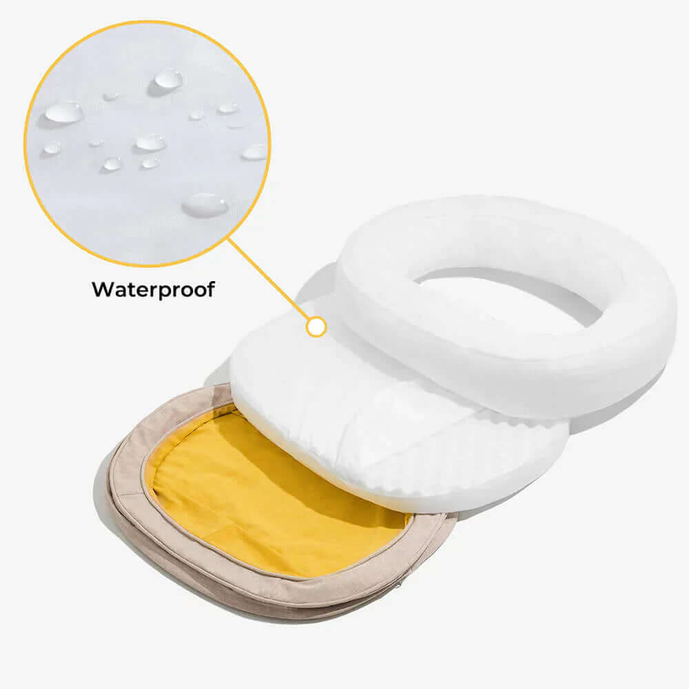 Panier orthopédique pour chien en forme de donut - Pour les douleurs articulaires