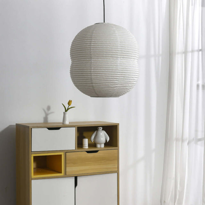 Mini lampe suspendue en papier washi