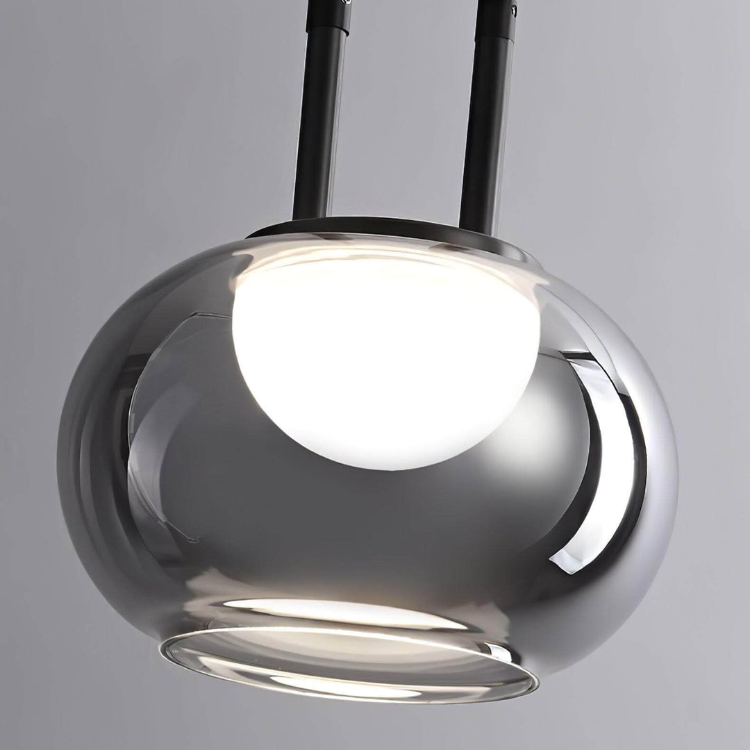 Suspension Halo moderne, 3 lumières
