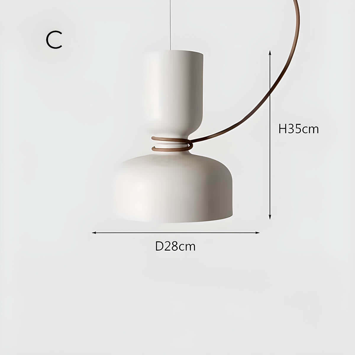 Geometrische LED Pendelleuchte Modernes Design