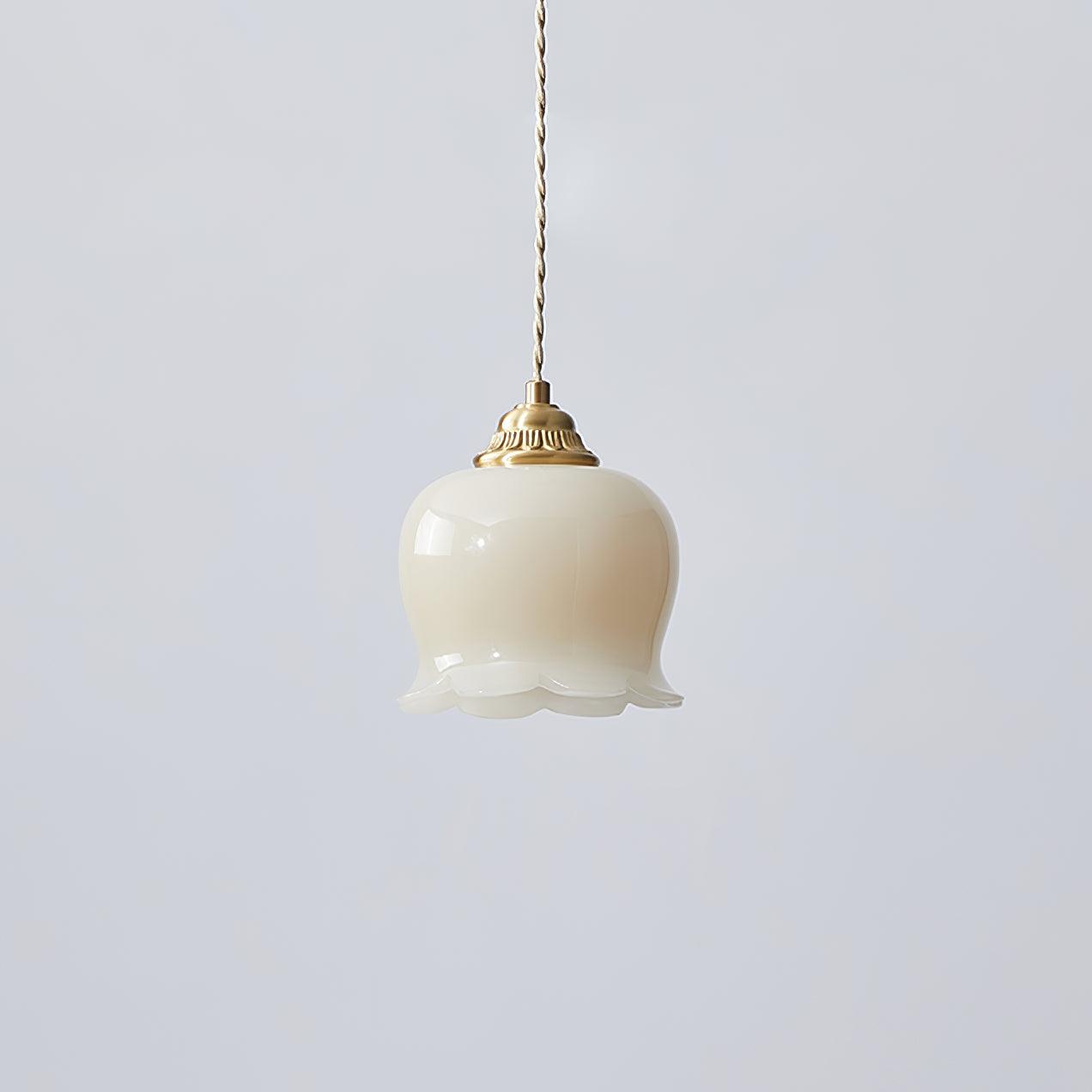 Blüten-Pendelleuchte - 14cm Durchmesser