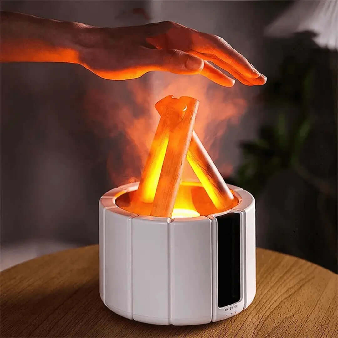 Humidificateur à ultrasons avec effet de flamme