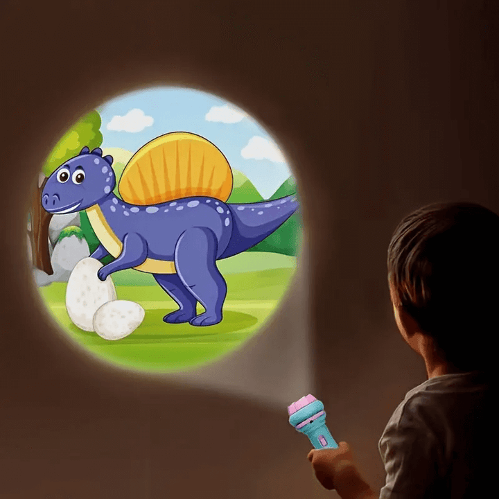 Projektor Taschenlampe für Kinder - 32 Dias