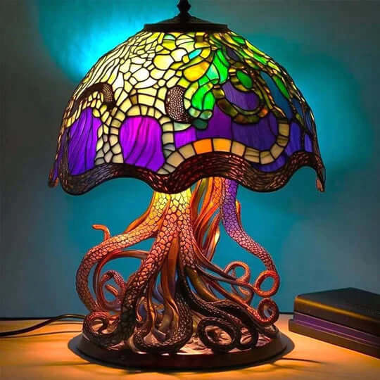 Glasmalerei Tischlampe - Stimmungslicht
