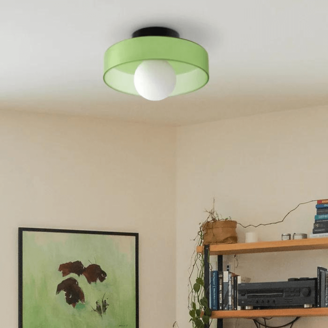 Runde LED Deckenleuchte Modern Glas Lampe