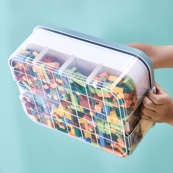Stapelbarer Organizer für Spielzeug