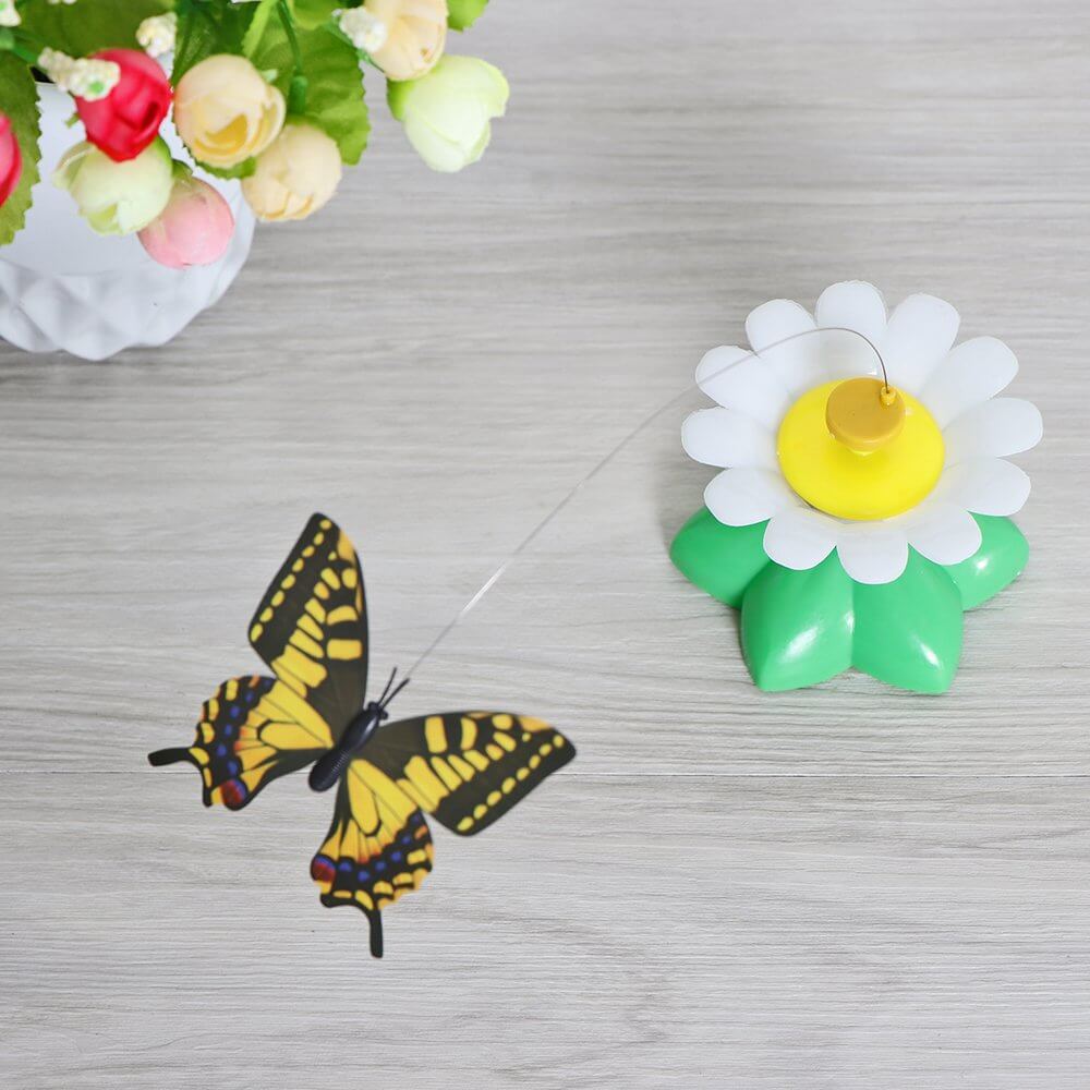 Interaktives Katzenspielzeug - Elektrischer Schmetterling