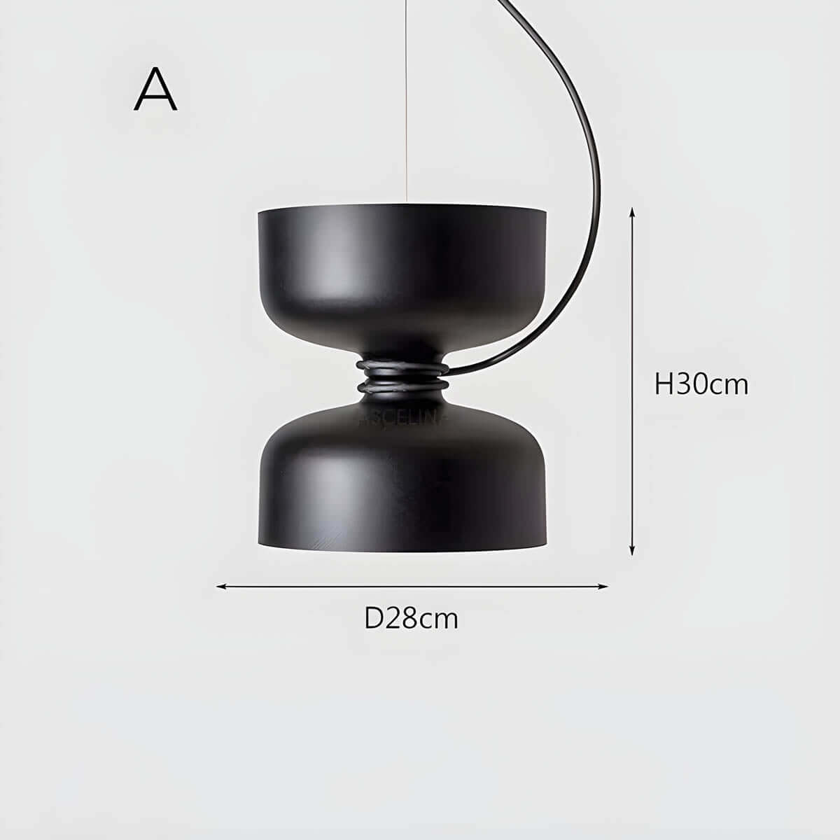 Geometrische LED Pendelleuchte Modernes Design