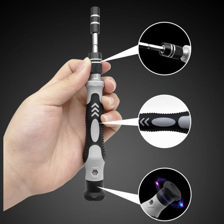 115-teiliges Profi-Schraubenzieher Set - Reparaturwerkzeug