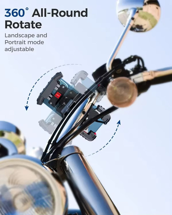 Robuster Fahrrad Smartphone Halter mit 360° Drehung