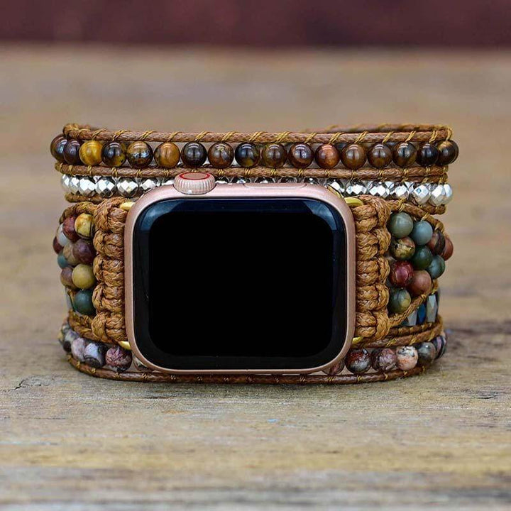 Bracelet Apple Watch œil de tigre - Orion