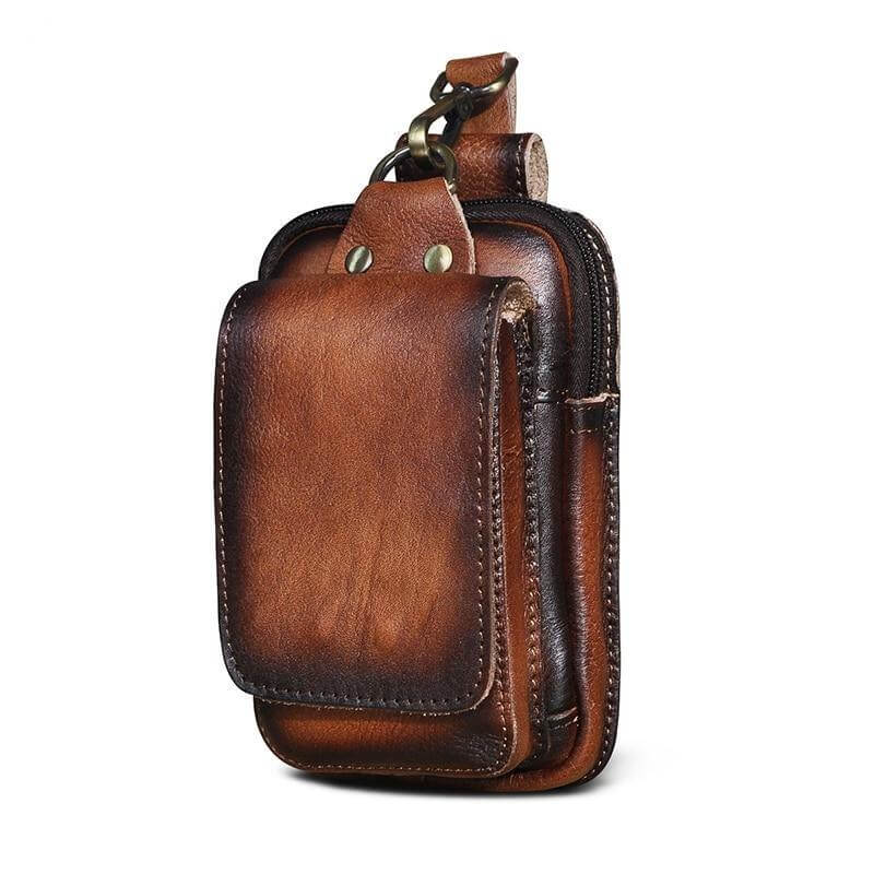 Sac banane en cuir pour homme