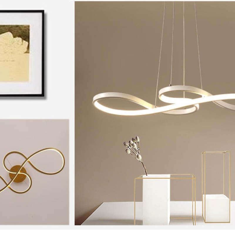 Suspension LED design notes de musique