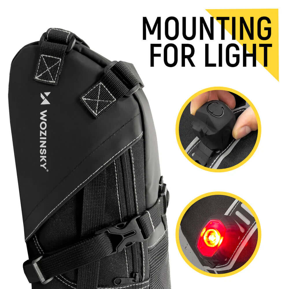 Große Wasserdichte Fahrradtasche - Viel Stauraum