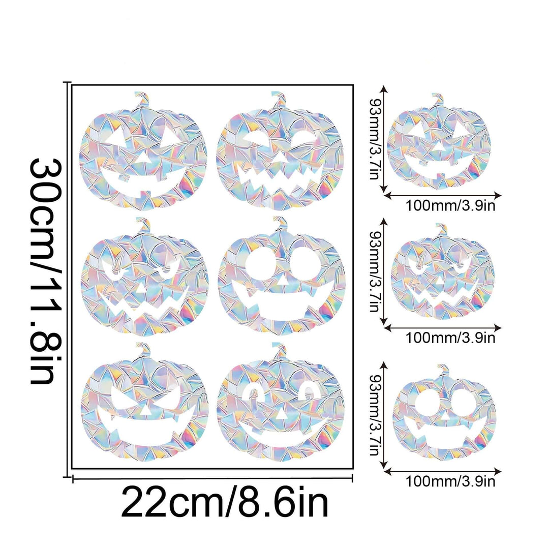 Décoration de fenêtre arc-en-ciel - autocollante, colorée, décorative