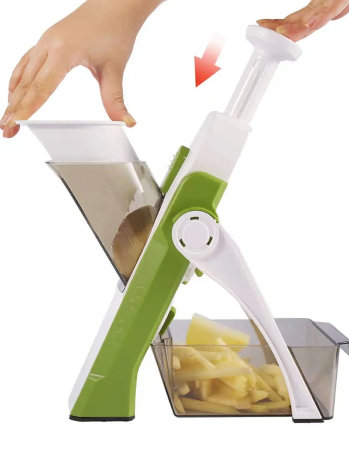 5-in-1 Gemüseschneider mit Sicherheitshalter