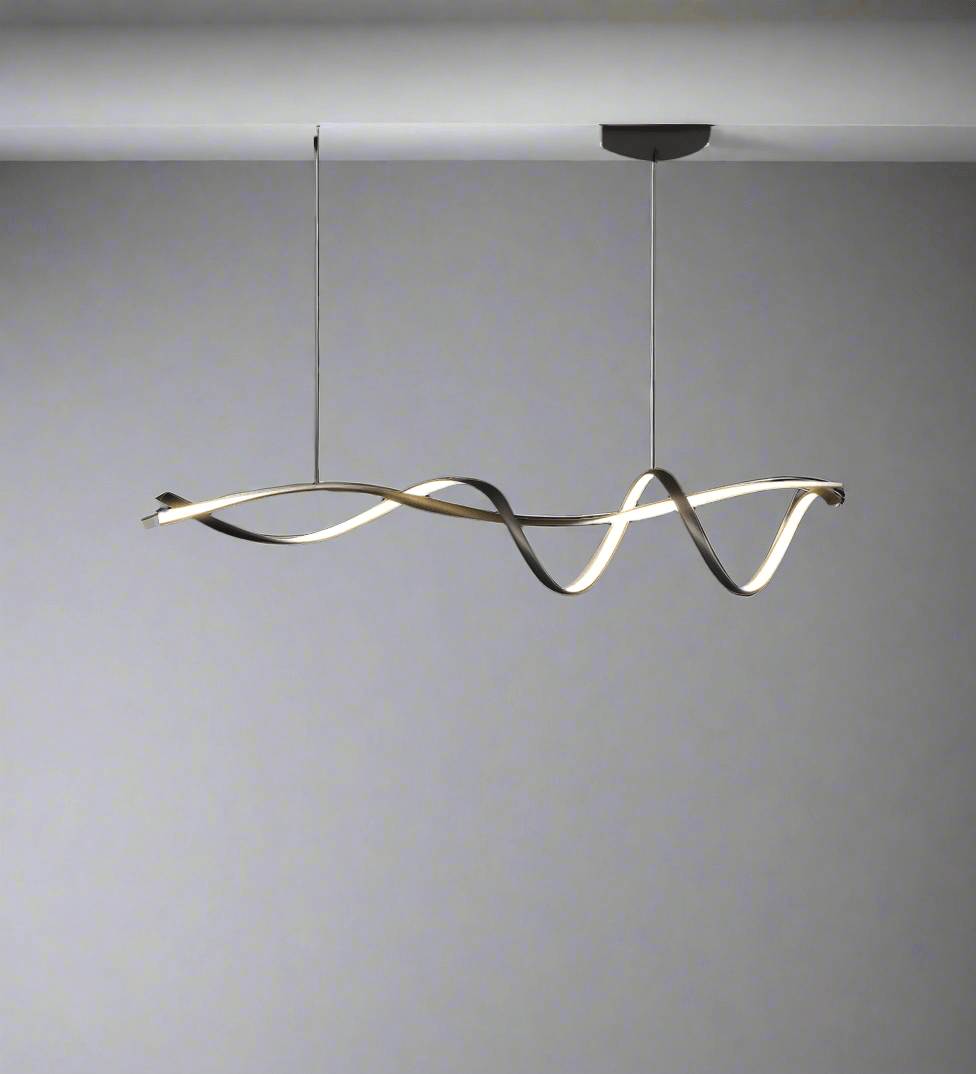 Moderner LED-Kronleuchter - Schwarz