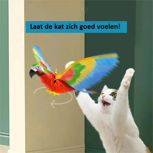 Katzenspielzeug fliegender Vogel - Automatisches Bewegungsspielzeug