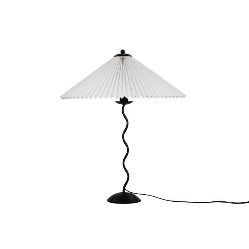 Designer Tischlampe Metall Modern Wellenförmig