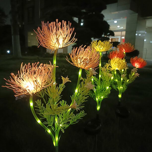 Lampe LED décorative en forme de fleur 75 cm
