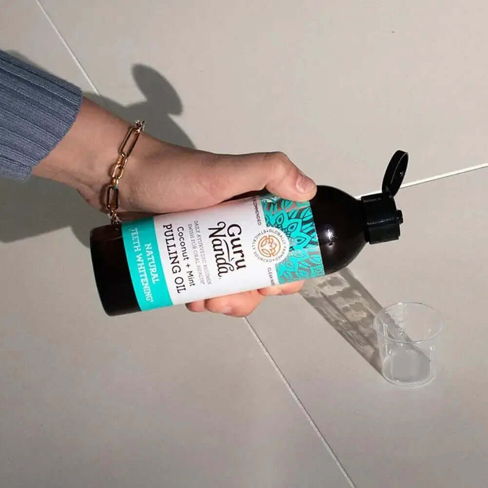 Mundöl mit 7 ätherischen Ölen & Vitaminen für gesunde Mundpflege