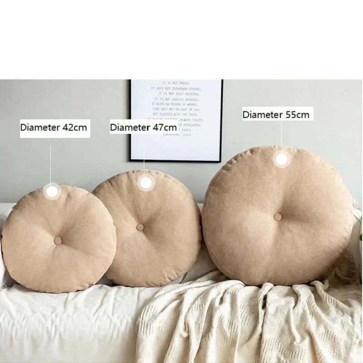Coussin de méditation rond - confort et détente