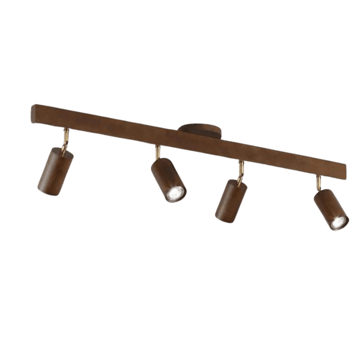 Spot de plafond orientable en bois EcoLux