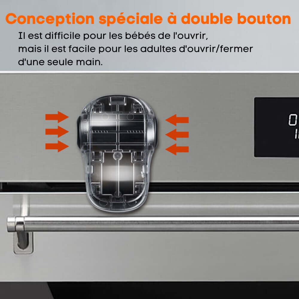 Four de sécurité enfant - Verrou de sécurité rotatif