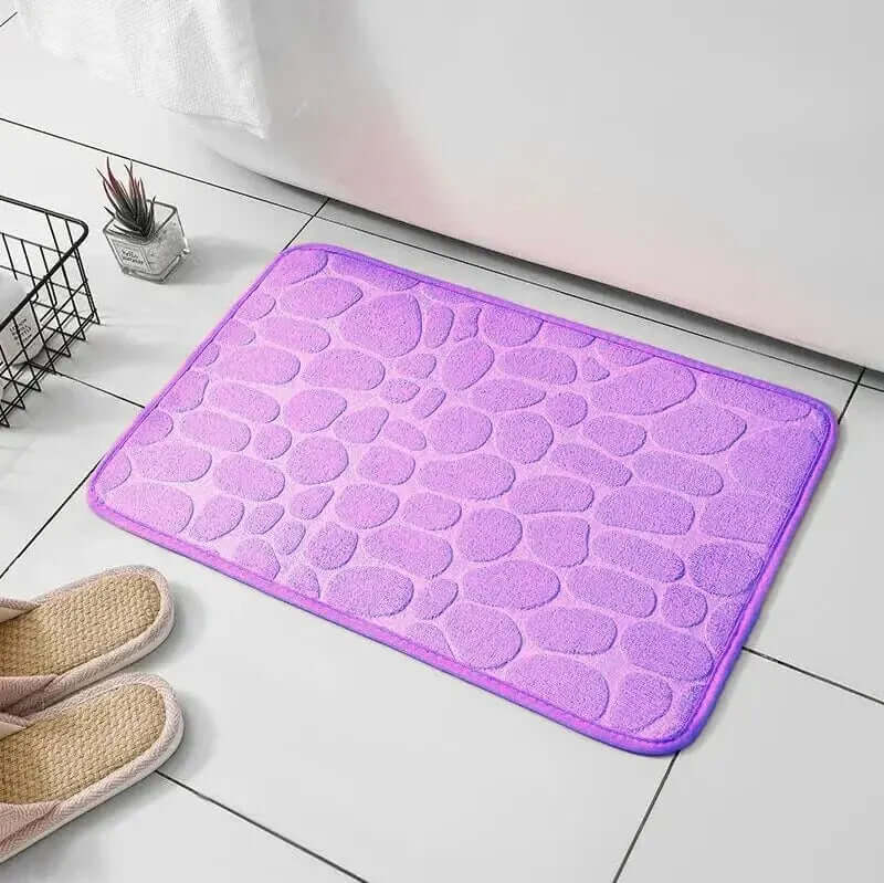 Tapis de bain et de salon antidérapant en mousse à mémoire de forme