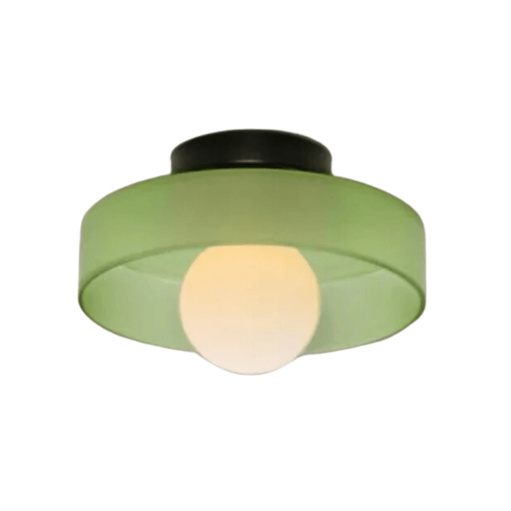 Runde LED Deckenleuchte Modern Glas Lampe