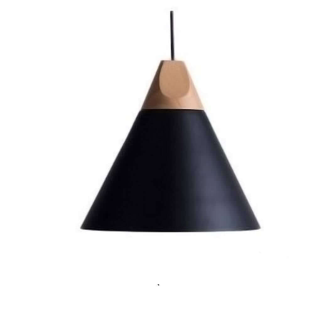 Lampe suspendue en bois et métal pour chambre d'enfant