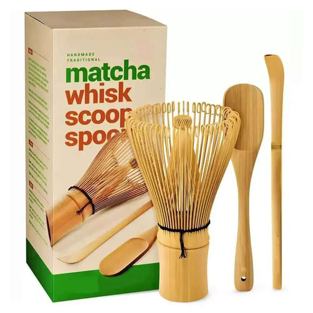 Japanisches Matcha Set - Bambusbesen & Schale