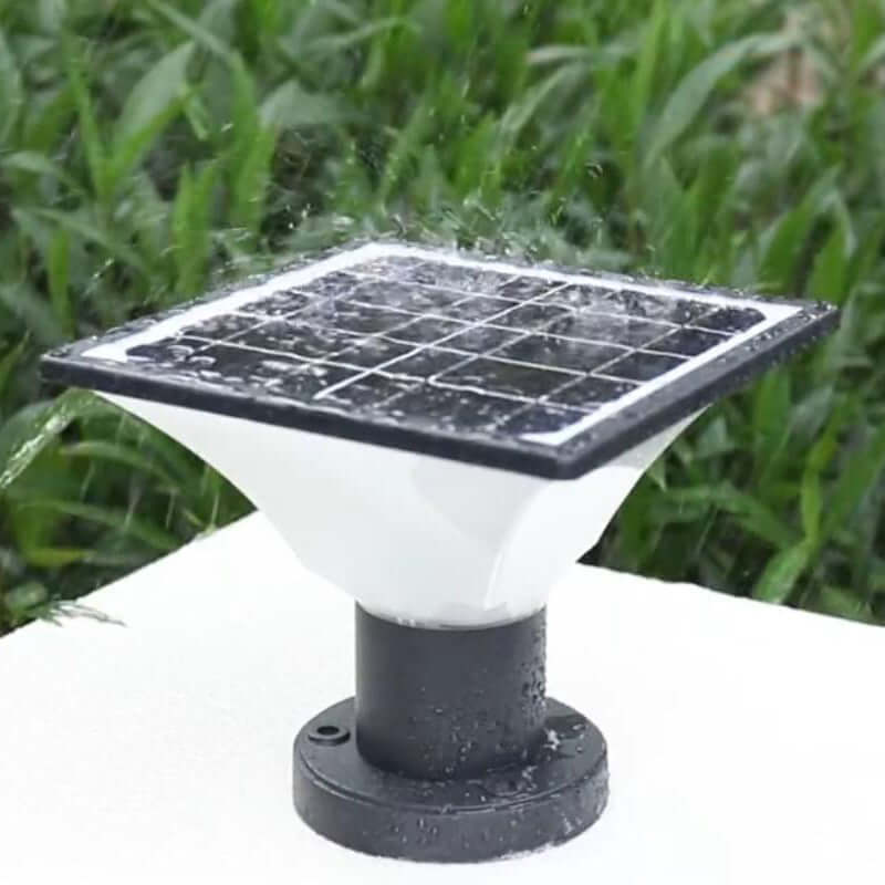 Wasserdichte Solar-Säulenleuchte mit 3 Farbmodi
