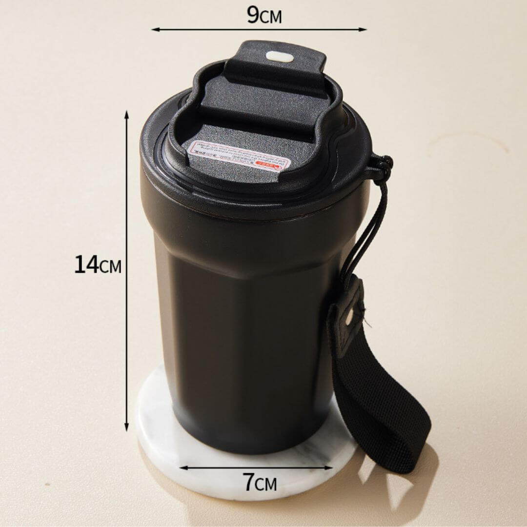 Mug isotherme 450 ml avec affichage LED de la température