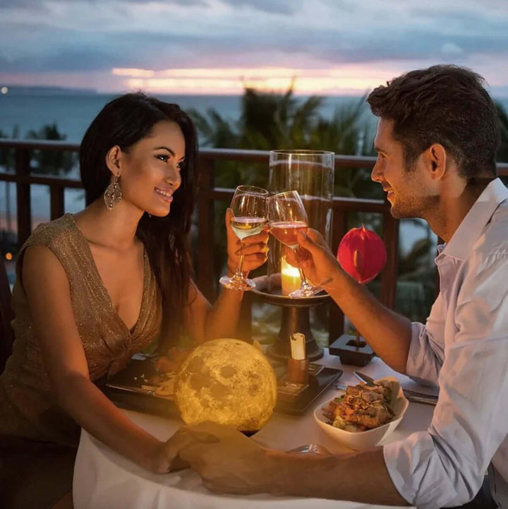 Schwebende Mondlampe mit LED - LunaFloat