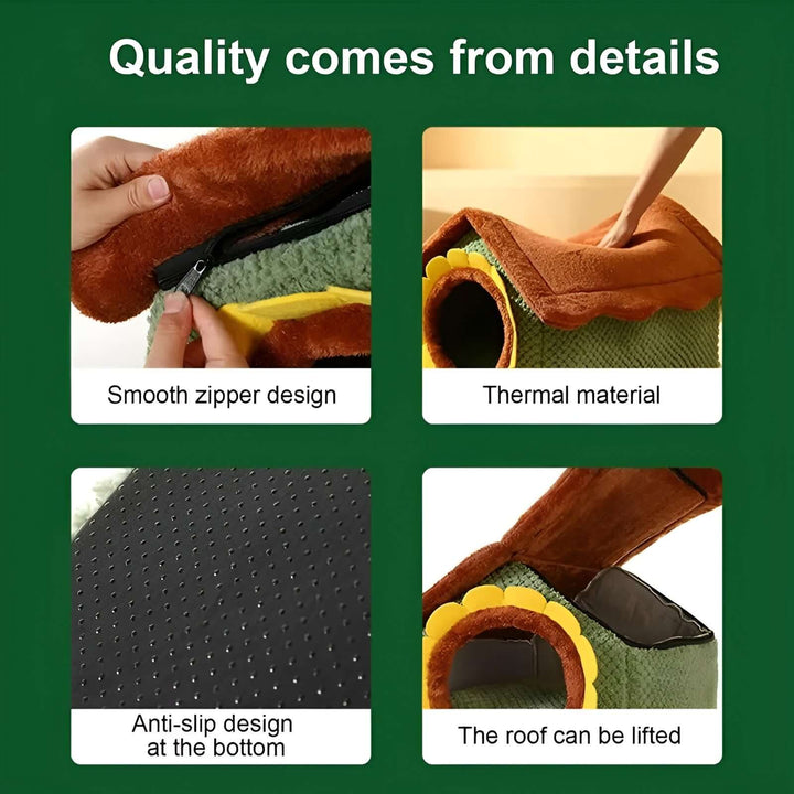 Tente confortable pour chat - grotte de couchage intérieure