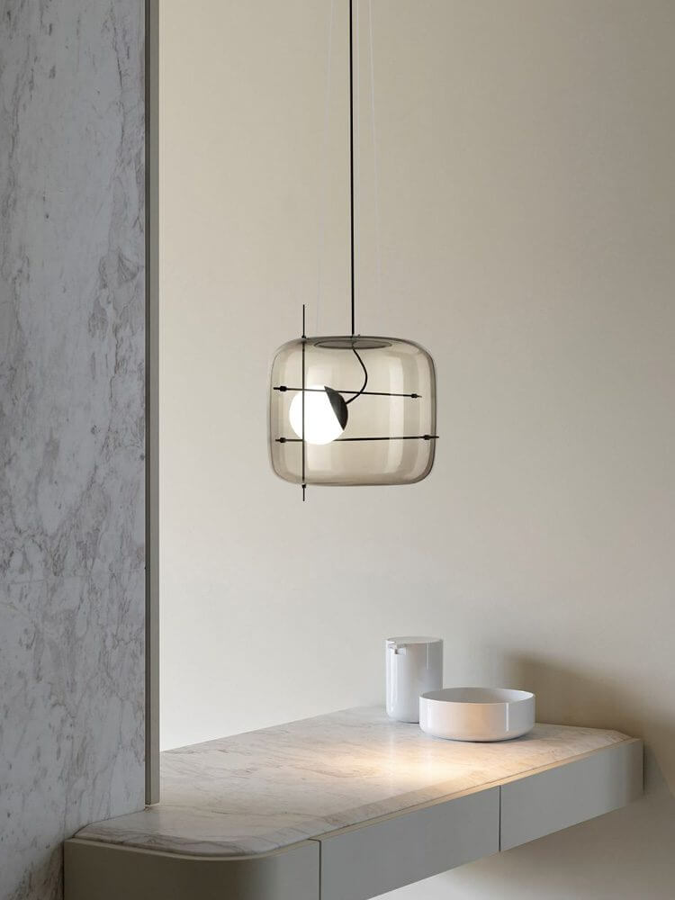 Moderne Glas Pendelleuchte Ø 30cm
