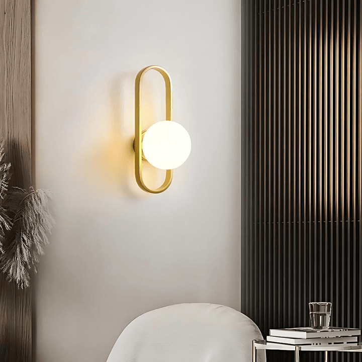 Moderne LED Glas Wandleuchte Camille