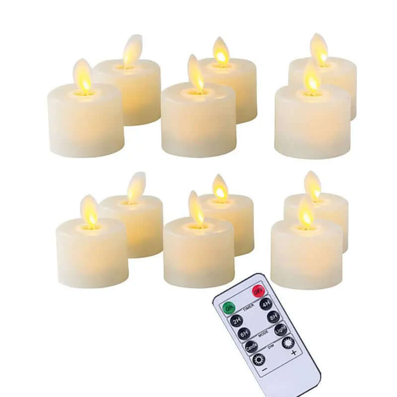 LED Kerzenset mit beweglichem Docht