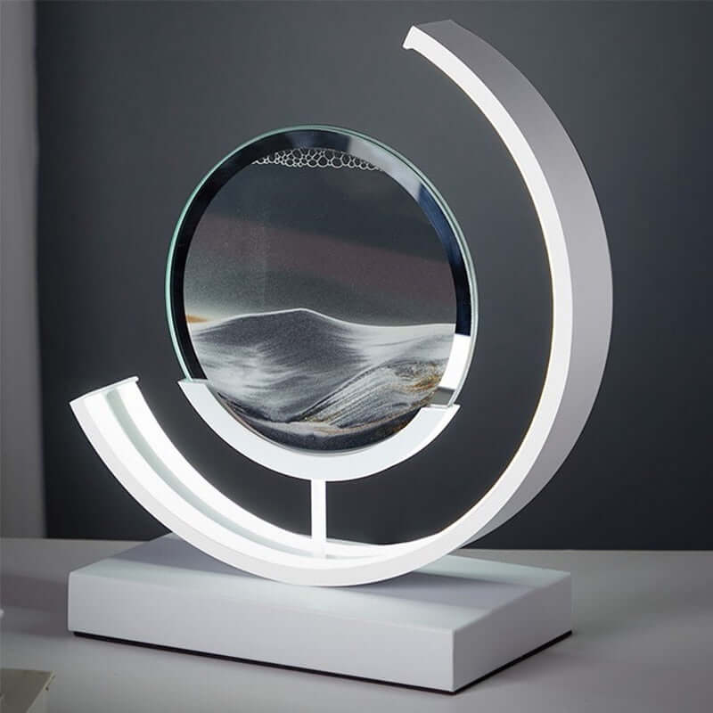 3D Sandbild Tischlampe - Dynamische Kunst