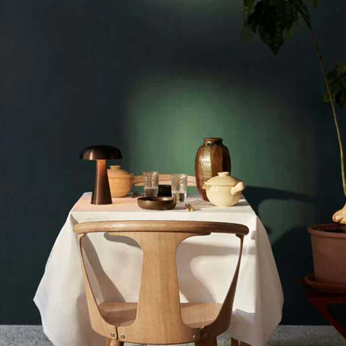 Lampe de table LED, sans fil et rechargeable