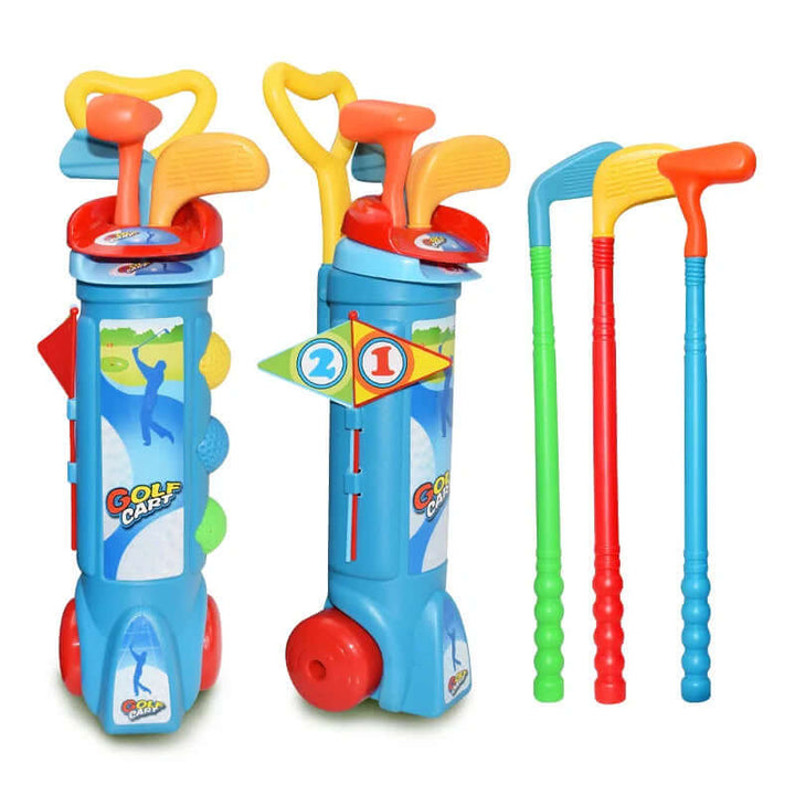 Kinder Golf Set Übung Schläger Bälle Loch Set