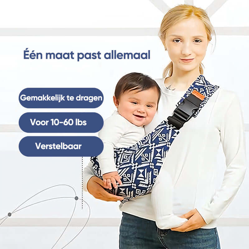 Ergonomische Babytrage mit verstellbaren Gurten