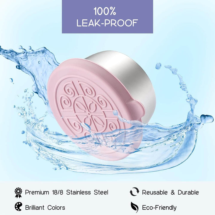 Tasses à sauce en acier inoxydable anti-fuites